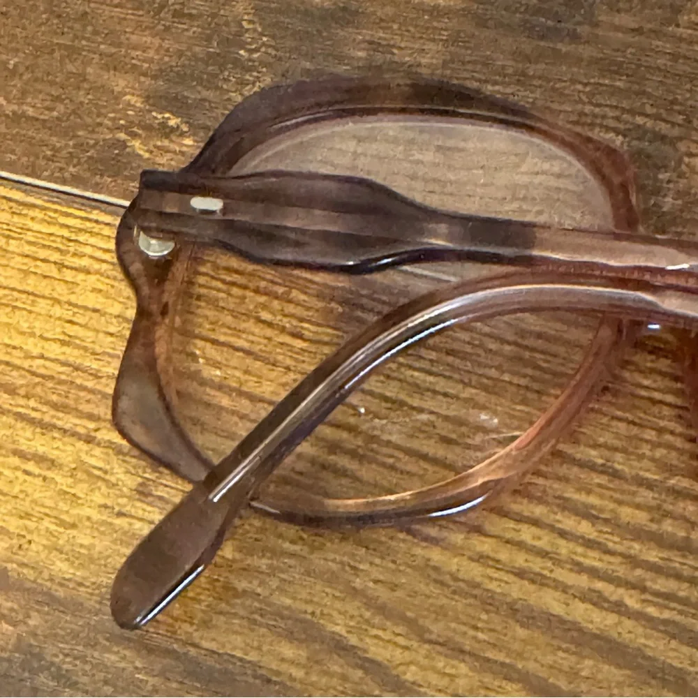 CARITA‎ Paris Lana Vintage French Eyeglass Frames Plum Brown Oversized